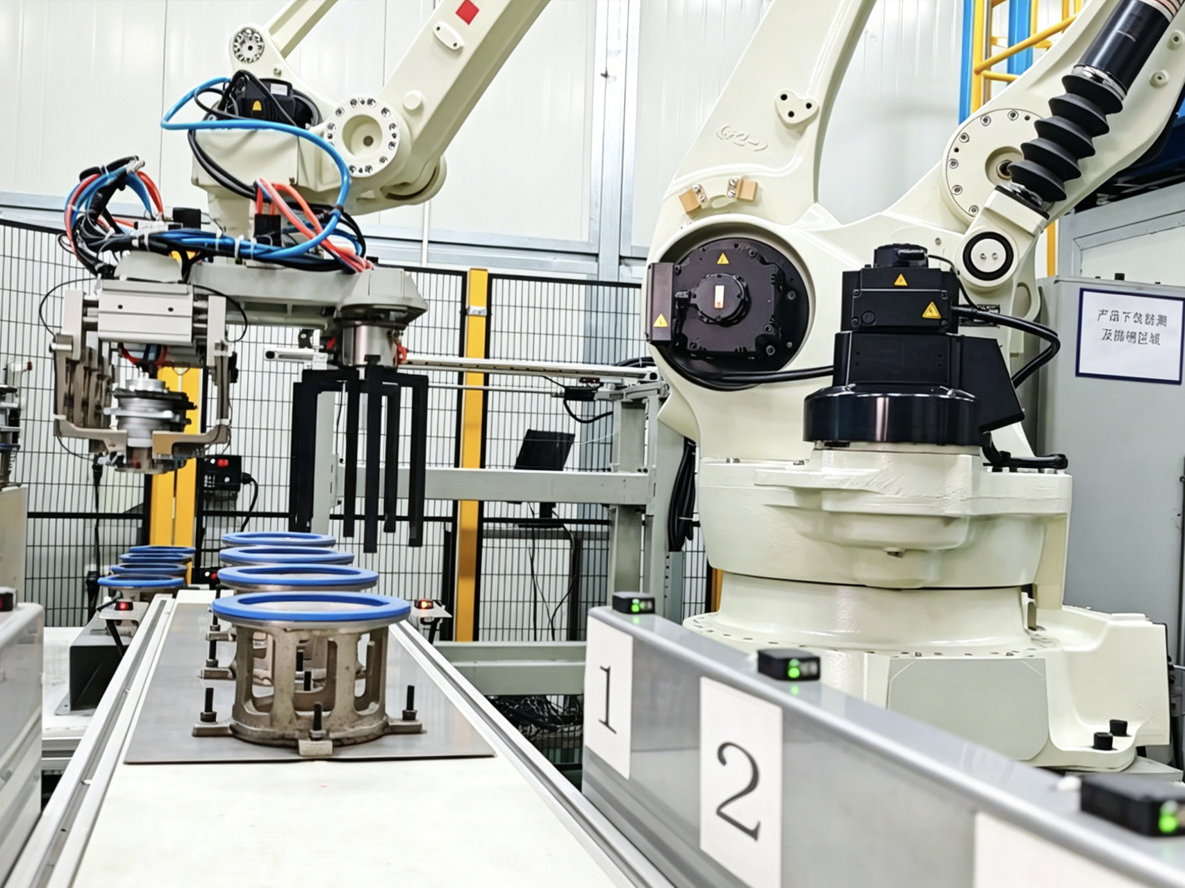 Automotive wheel hub unit coating production line