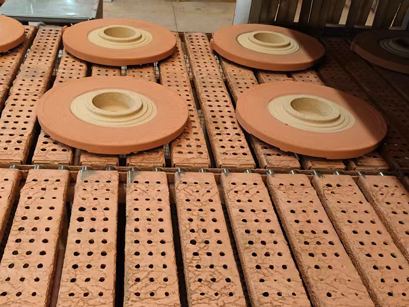 Sand core surface drying line